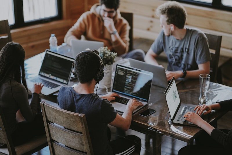 A client and delivery team working side by side