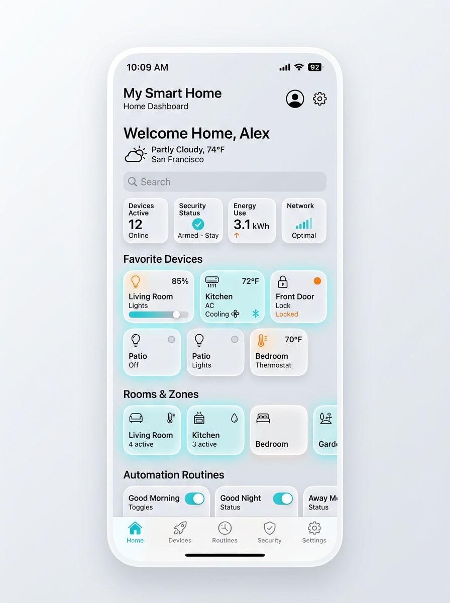 Smart Home IoT App
